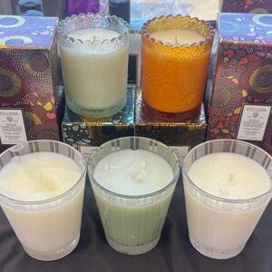 3 NEST Scented Candle Set in Green and White. NEW